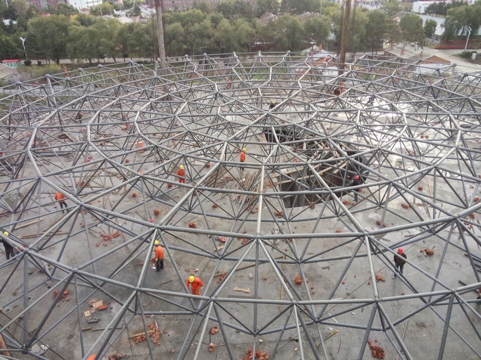 延边全民健身中心网架